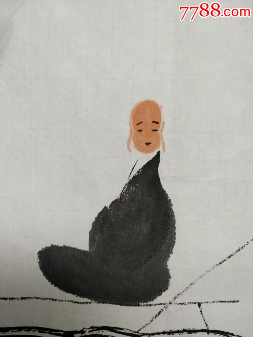 精品禅意画人物,低价起拍,欢迎捡漏