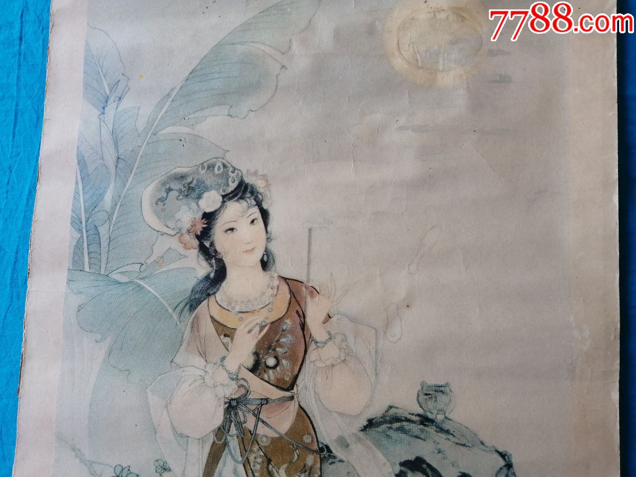 【沉鱼落雁闭月羞花】两幅,张慧敏画