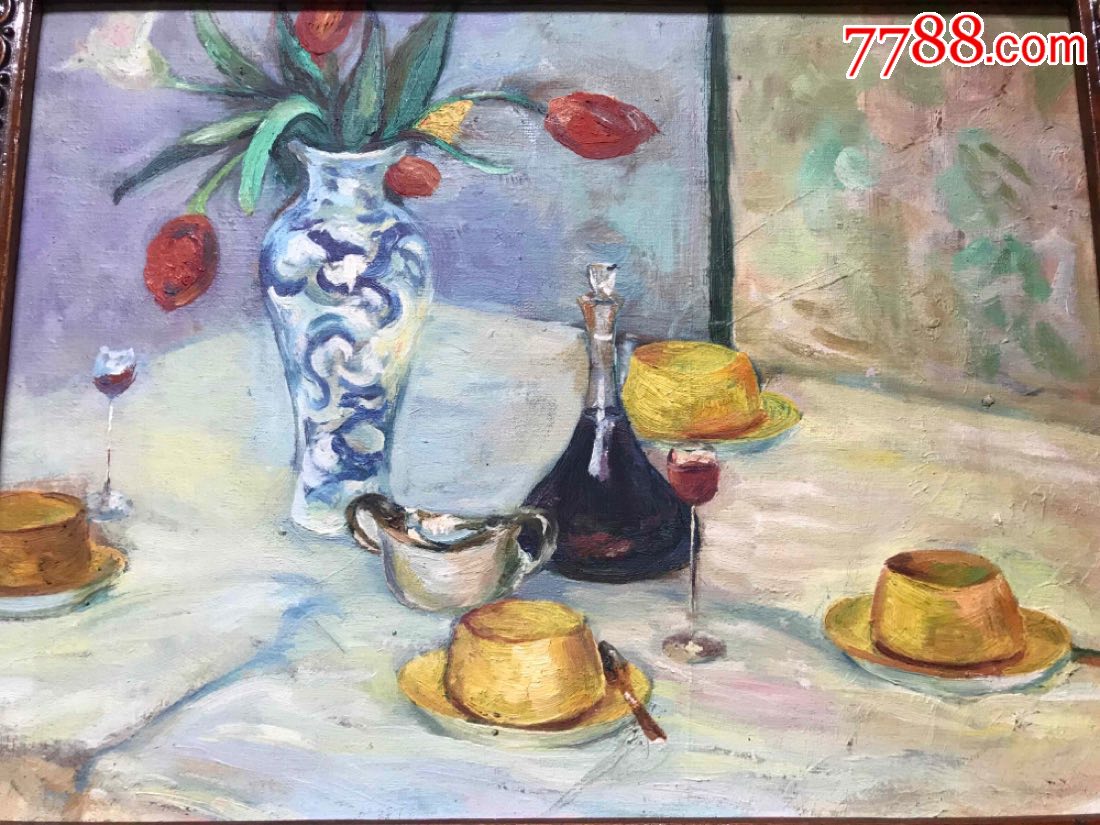 餐桌油画