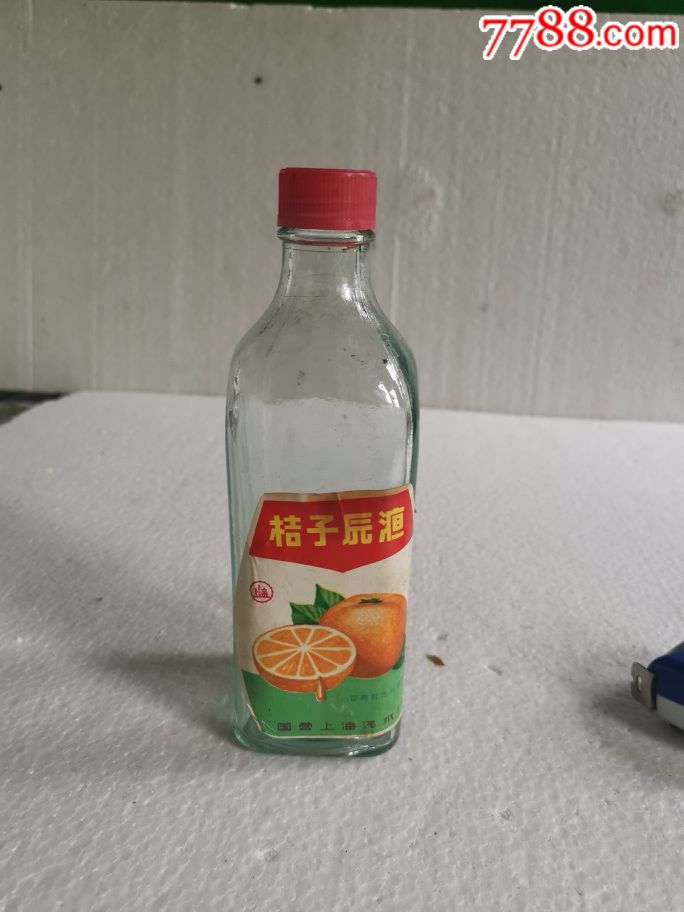 八十年代上海,桔子原液瓶一个便宜出.