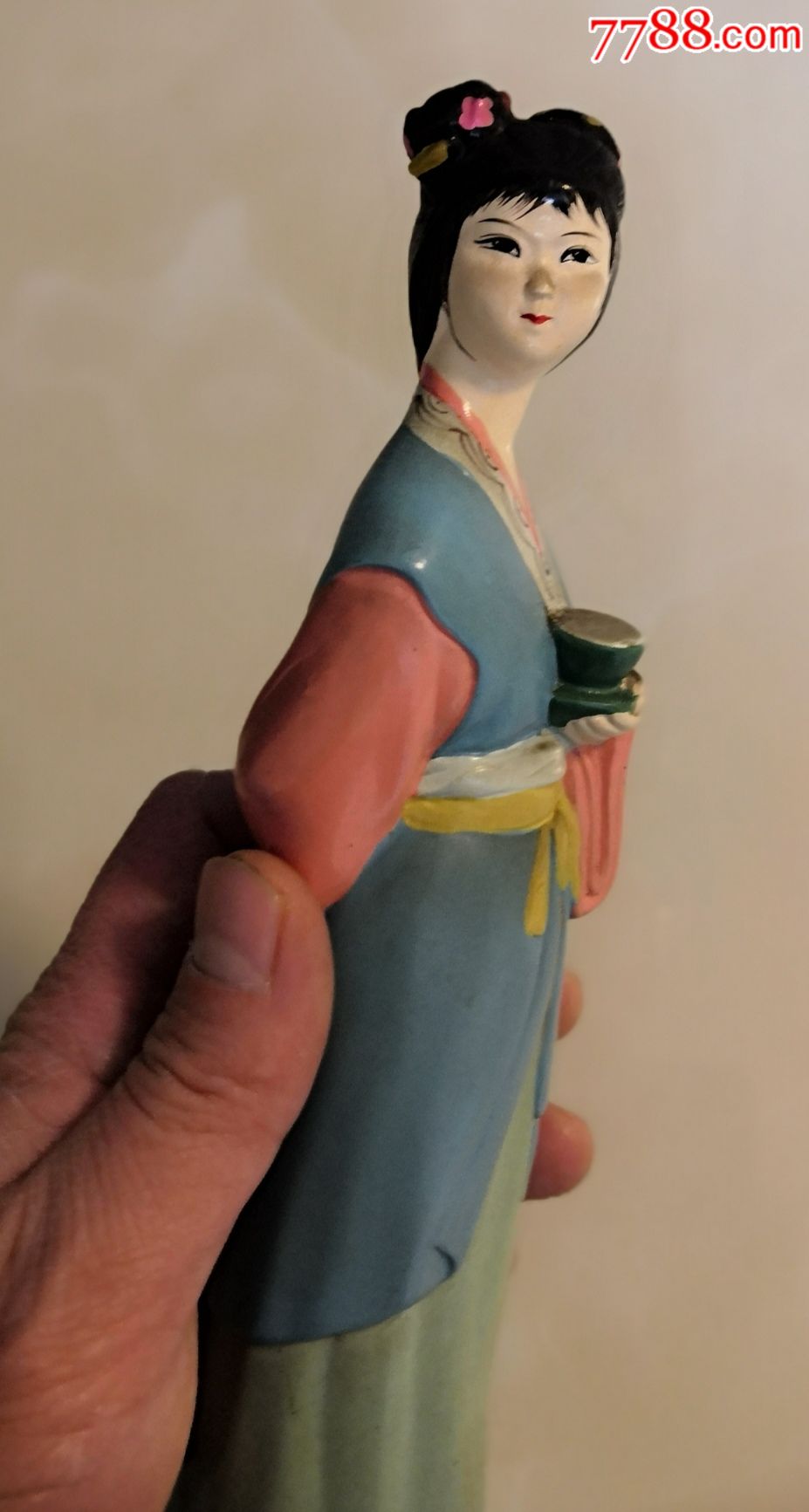 80年代-----古代人物泥塑一件_价格100元_第2张
