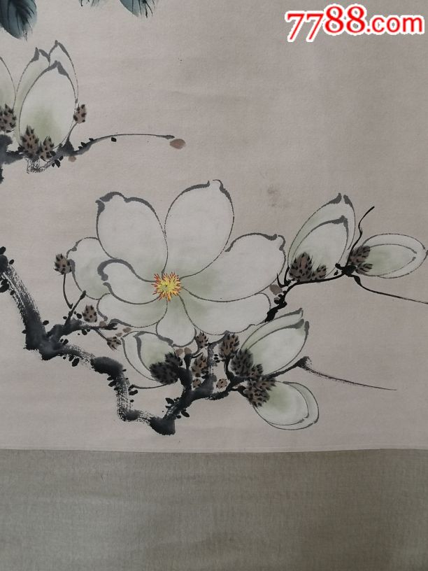 旧藏颜伯龙花鸟画