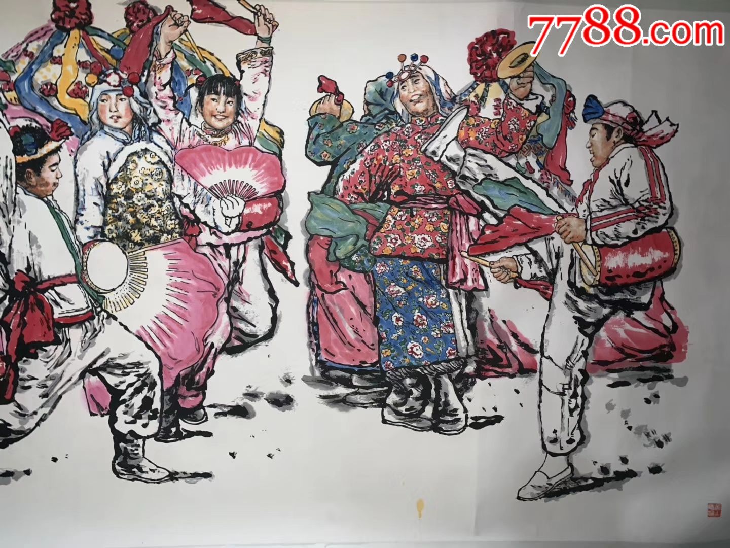 横山老腰鼓,大丈二,线上实体店同时出售,竞拍时确定先确定有无