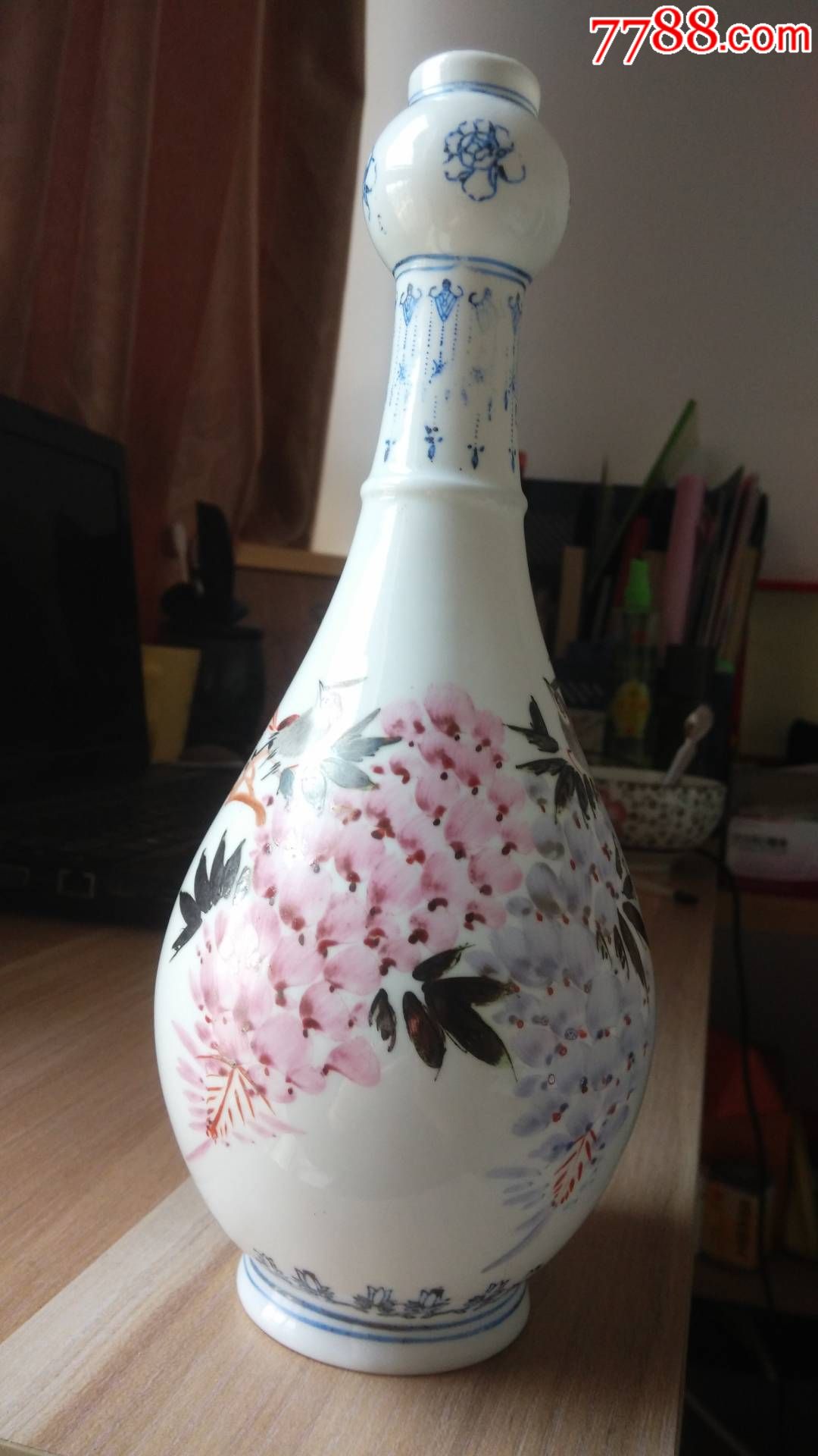 小古董花瓶景德镇珍品