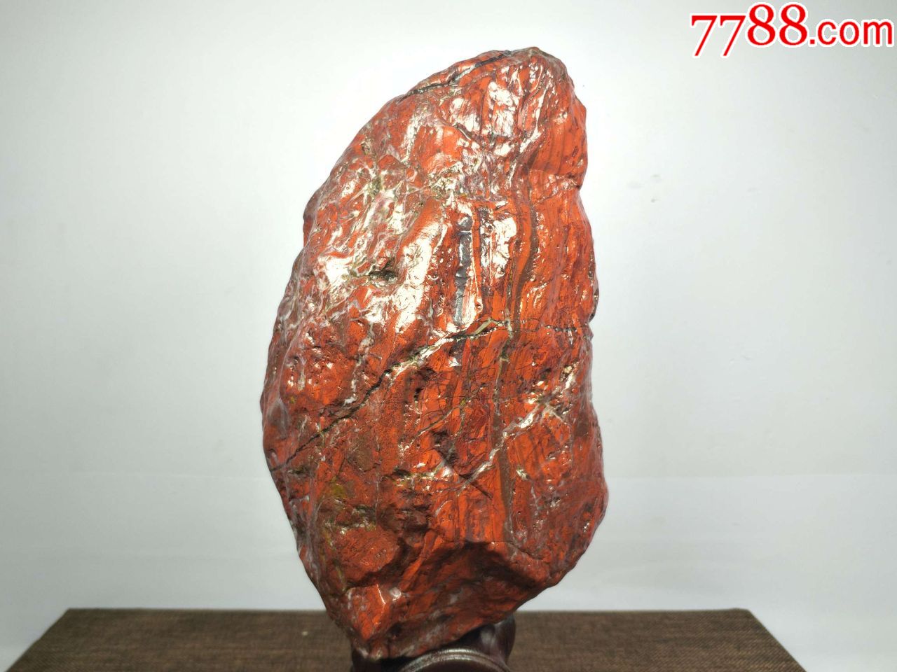 1561新疆红泥石原石摆件——1576克