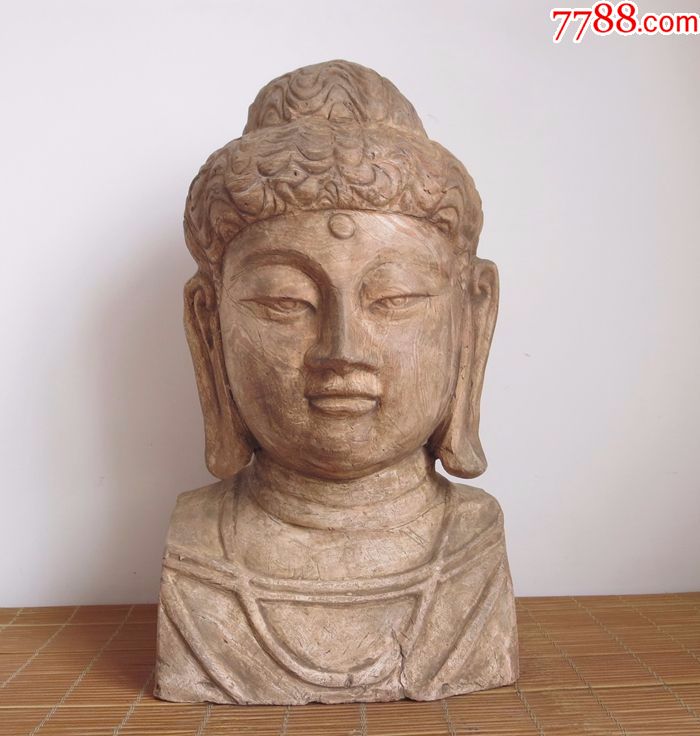 绞胎瓷如来佛像如来佛头手工雕刻佛像模具