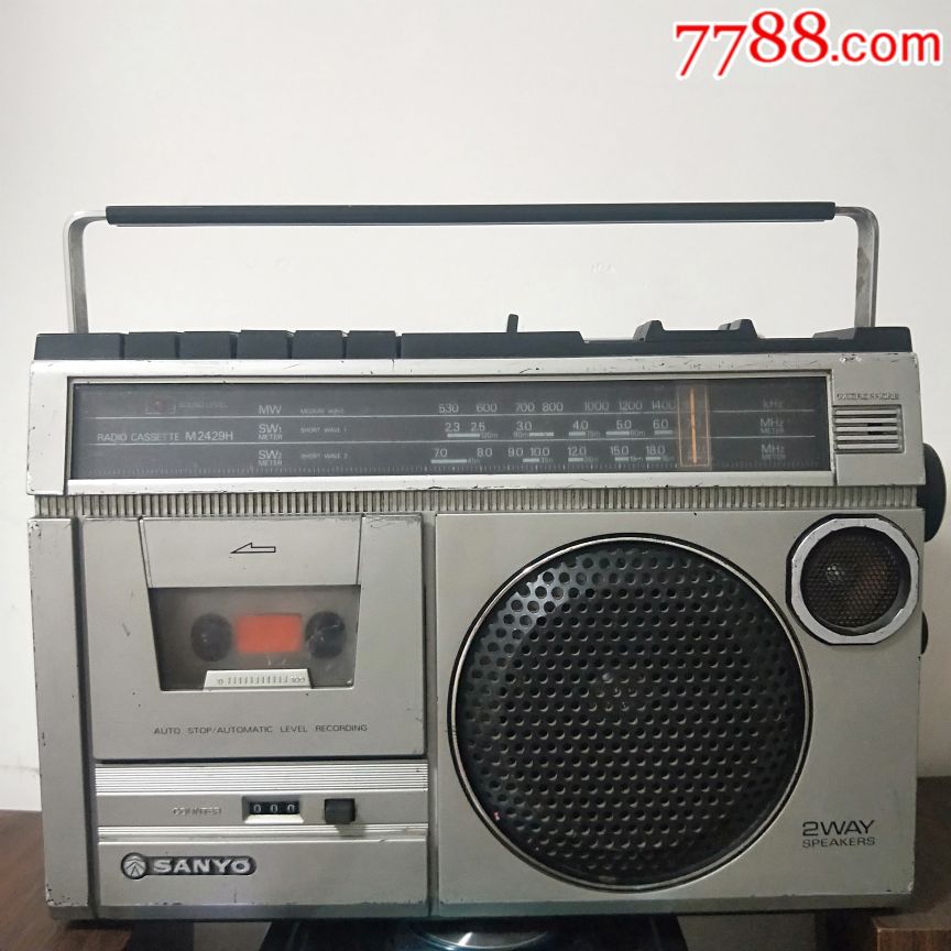 三洋录音机立体声盒式磁带收录机