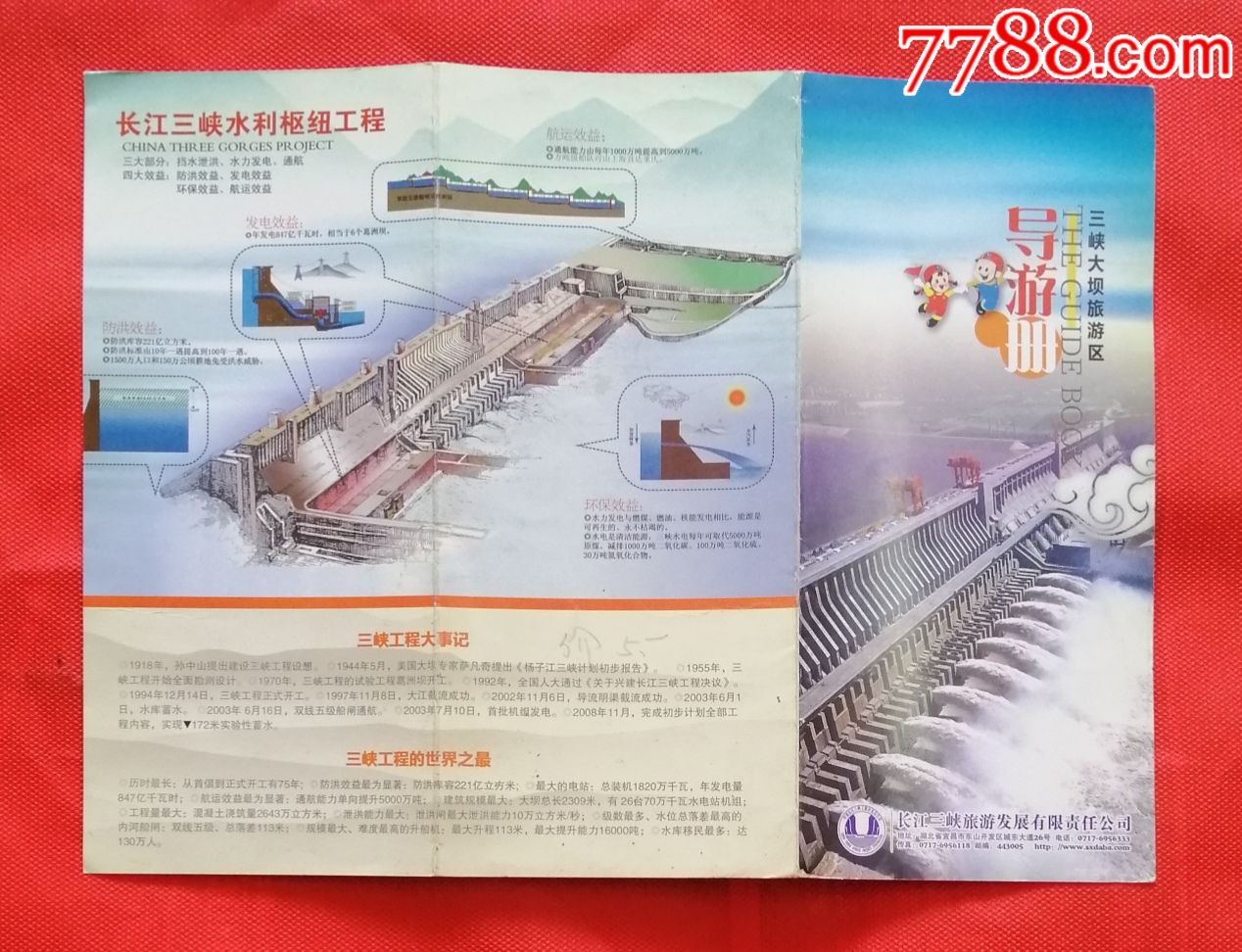 导游图(三峡大坝)
