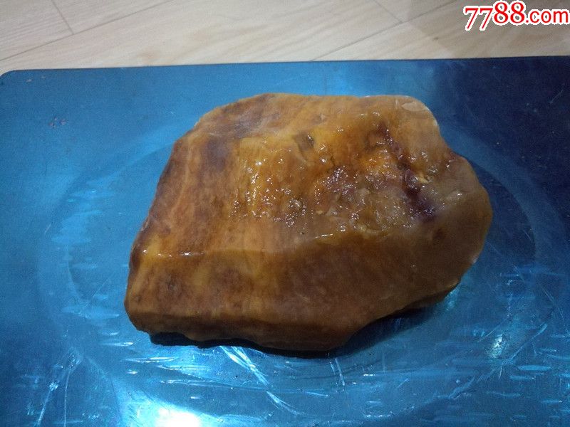 精品黄蜡石冰腊原石一块4