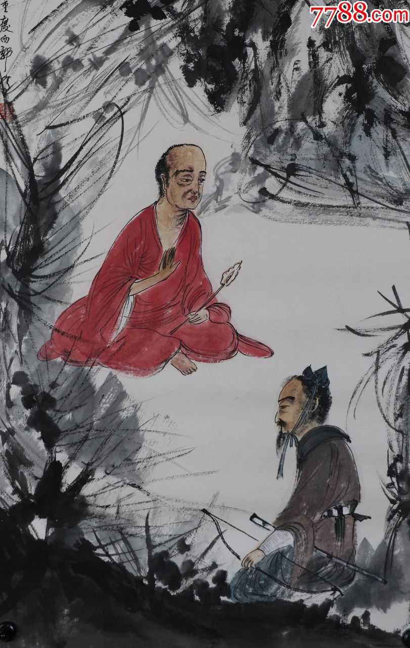"新山水画"代表画家【傅抱石】人物真迹