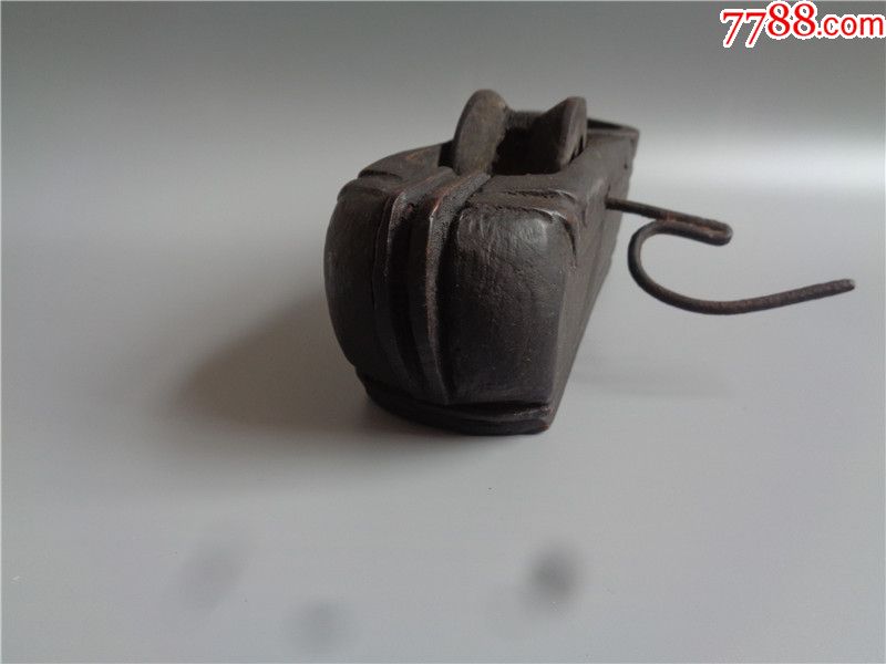 清代老木匠使用过的辟邪鞋形老墨斗_墨斗/木工用具【琴书侣】_第2张
