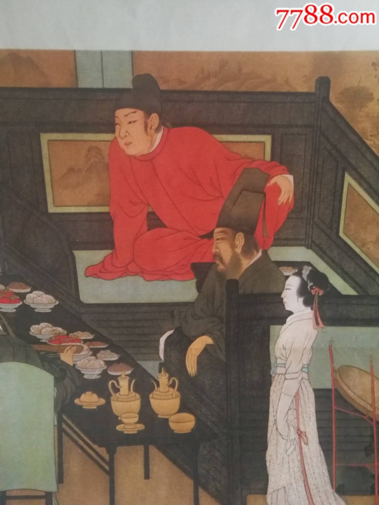 历代美术作品欣赏:夜宴图