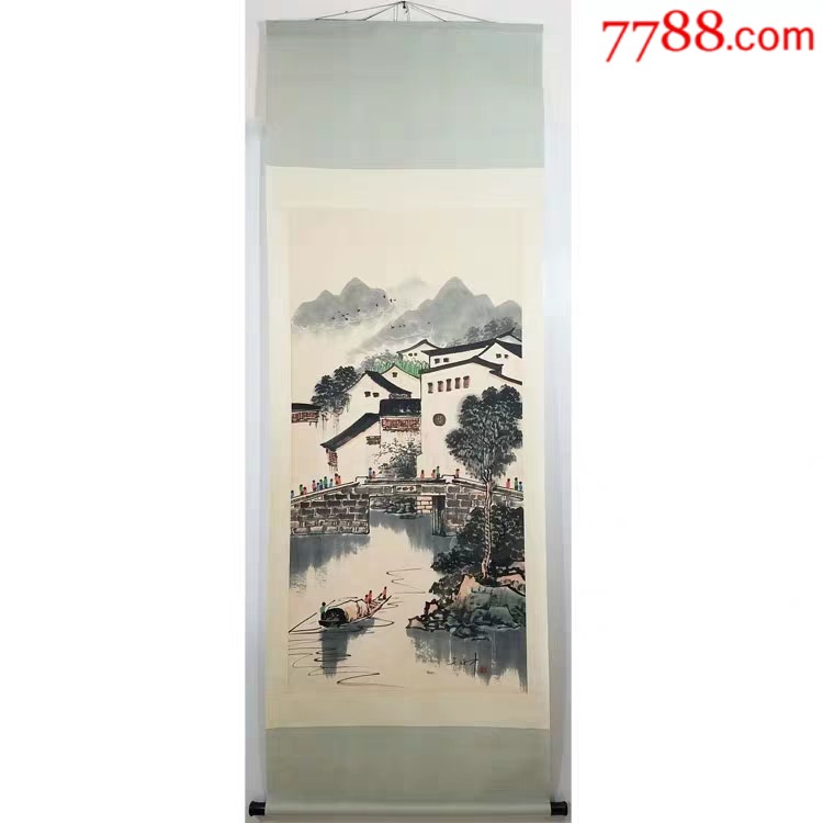 吴冠中手绘国画山水