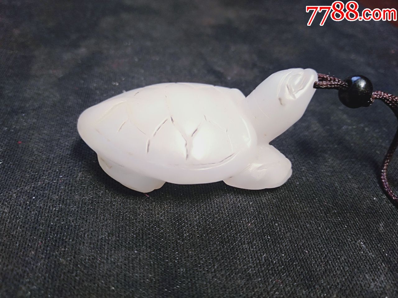 老和田白玉乌龟小挂件