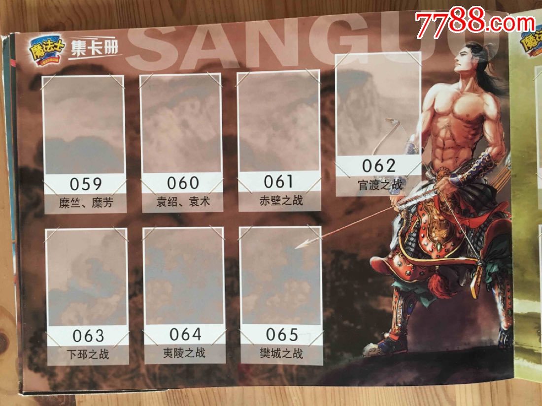 华丰魔法士三国卡卡册,售出不退不换,出价代表认可品相品类,所见所得!