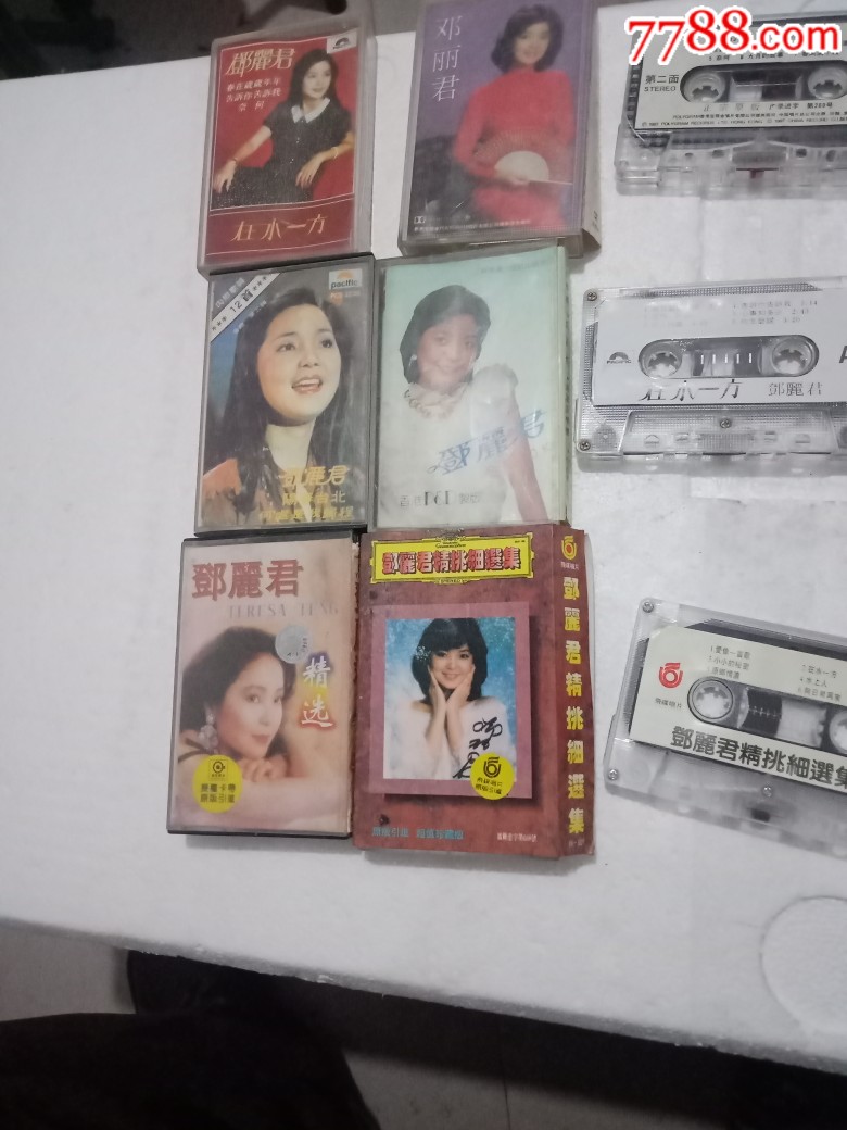邓丽君六盘绝版带子合拍,磁带/卡带,音乐卡带,标准型卡带,年代不详