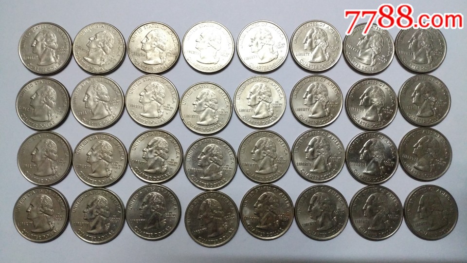 美元硬币32种不同版式