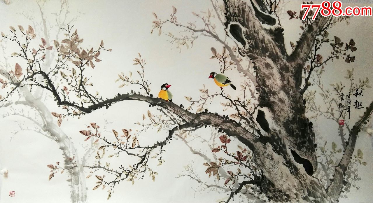 著名画家古云卿老师精品花鸟