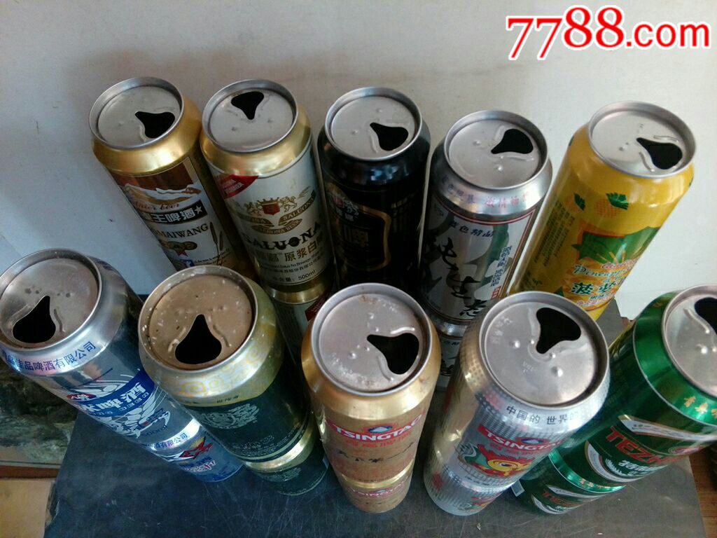 20个易拉罐10个版本500ml奥古特.天下第一山.青岛啤酒