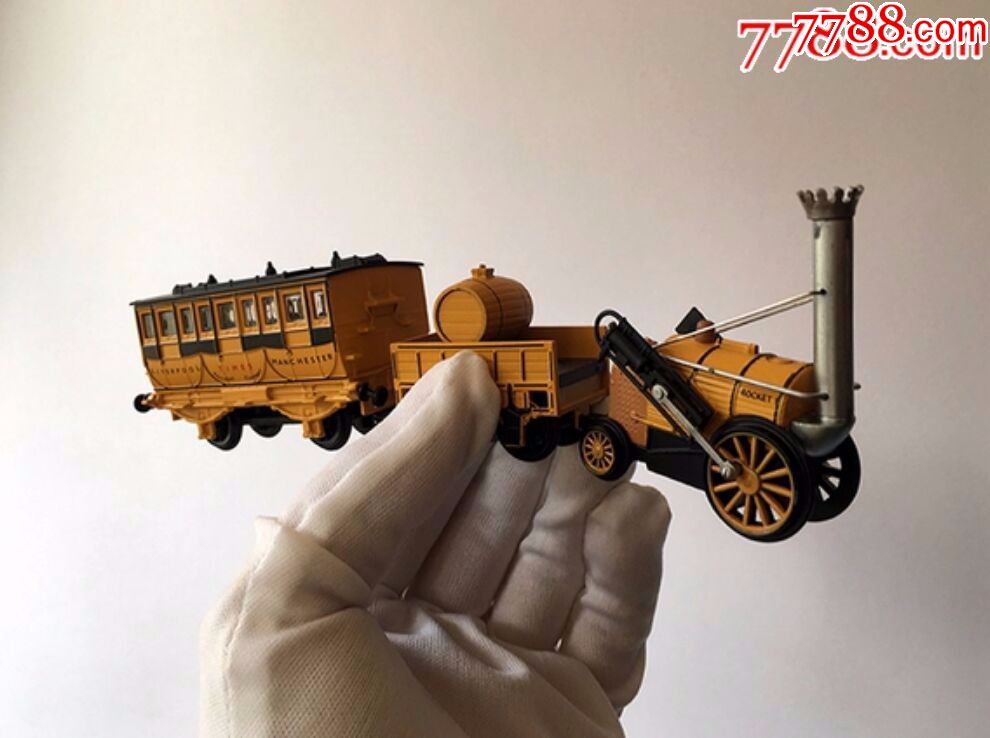 世界第一个现代火车amer1829史蒂芬蒸汽机火车,火箭号