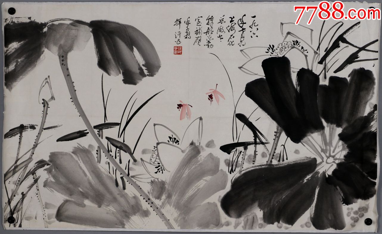 江苏苏州人,中国当代著名国画艺术家【徐子鹤】花卉真迹