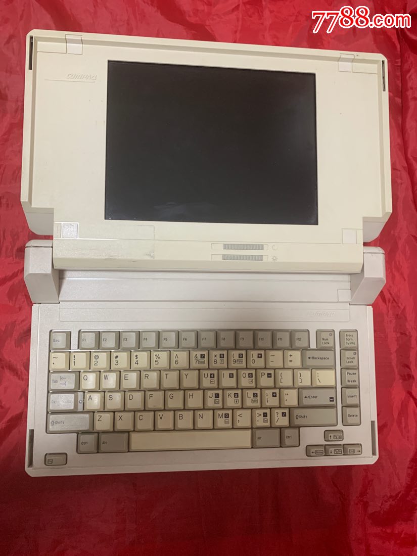 古董康柏电脑康柏slt-386s/20老笔记本电脑compaq_价格600元【怀旧吧