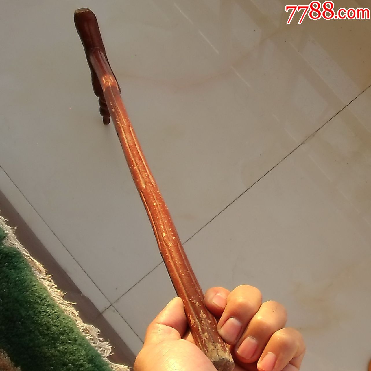 民国降龙木福禄拐杖(辟邪,药用等)