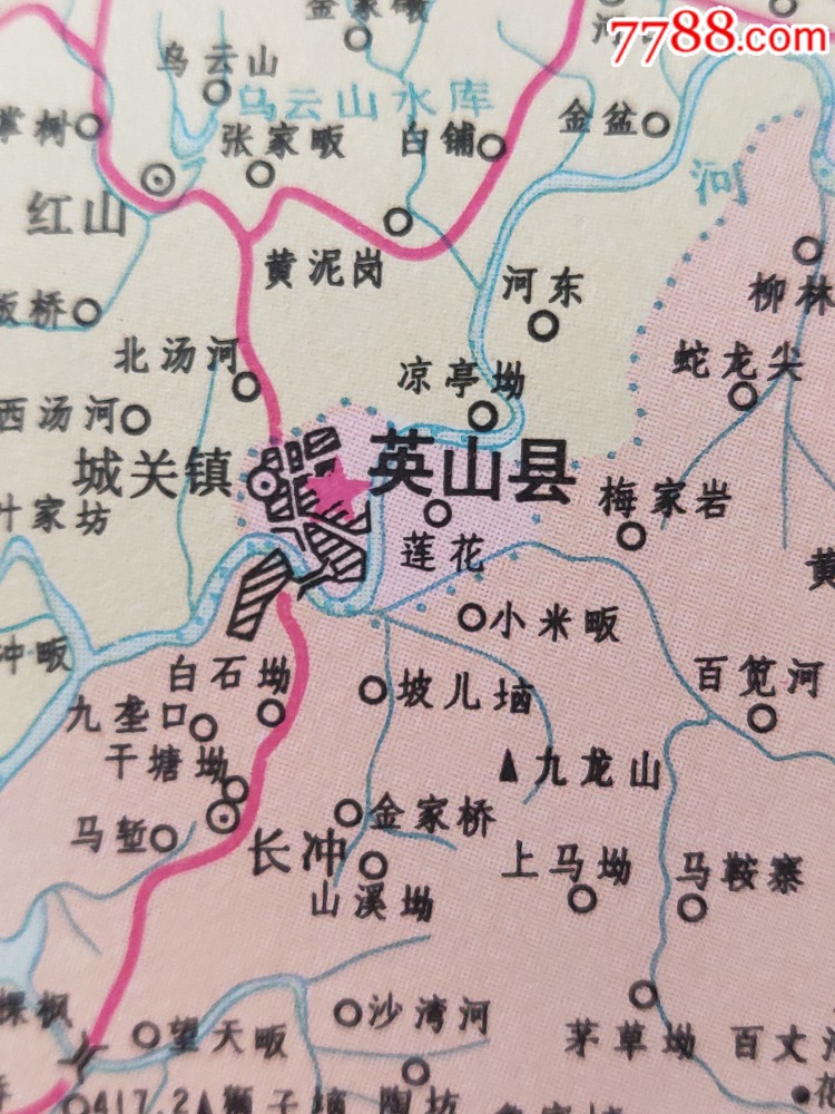 英山县地图