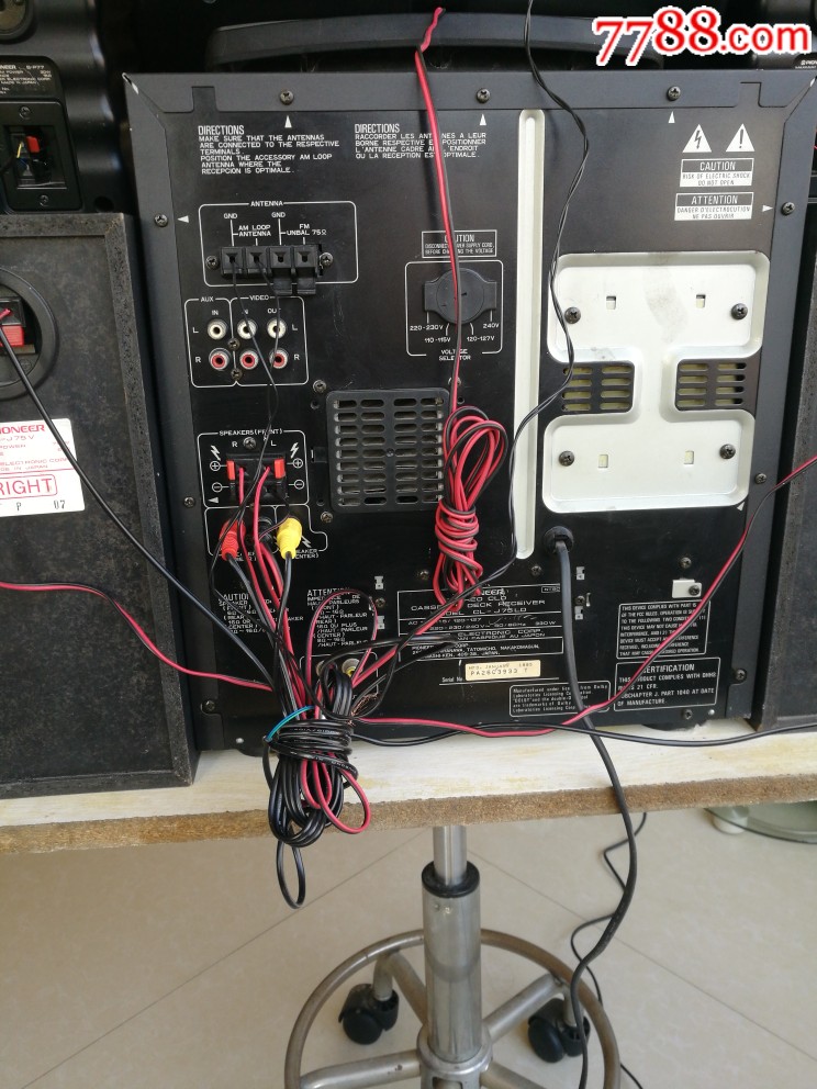 先锋组合音响j75收藏品相