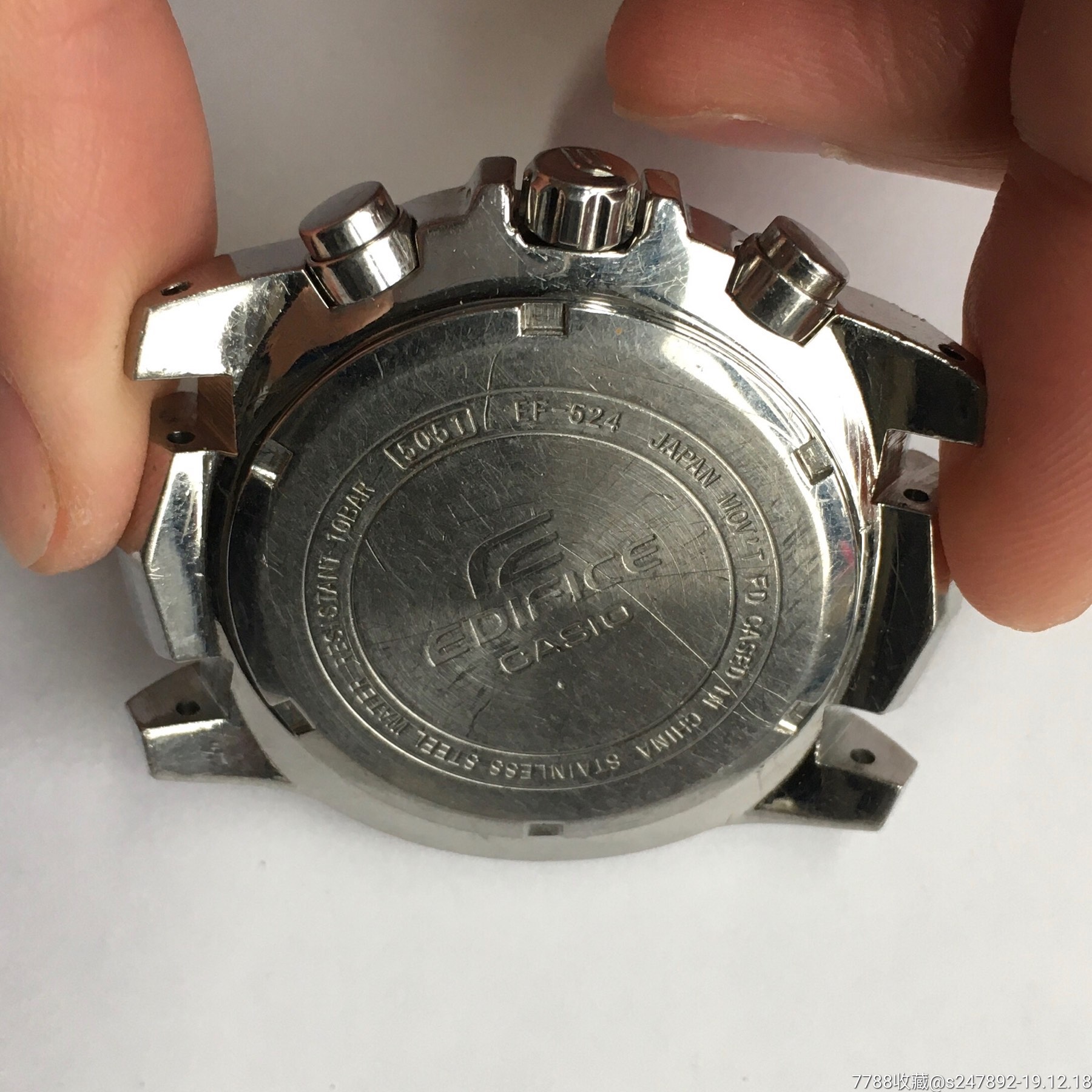 日本卡西欧石英男表·2个一起出·配件·ef503·ef524