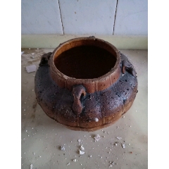 民国酱釉瓷罐