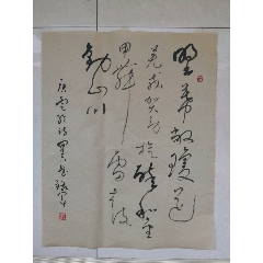 草书唐诗一首