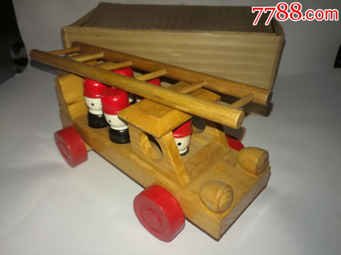 70年代怀旧木头玩具,盒子完整