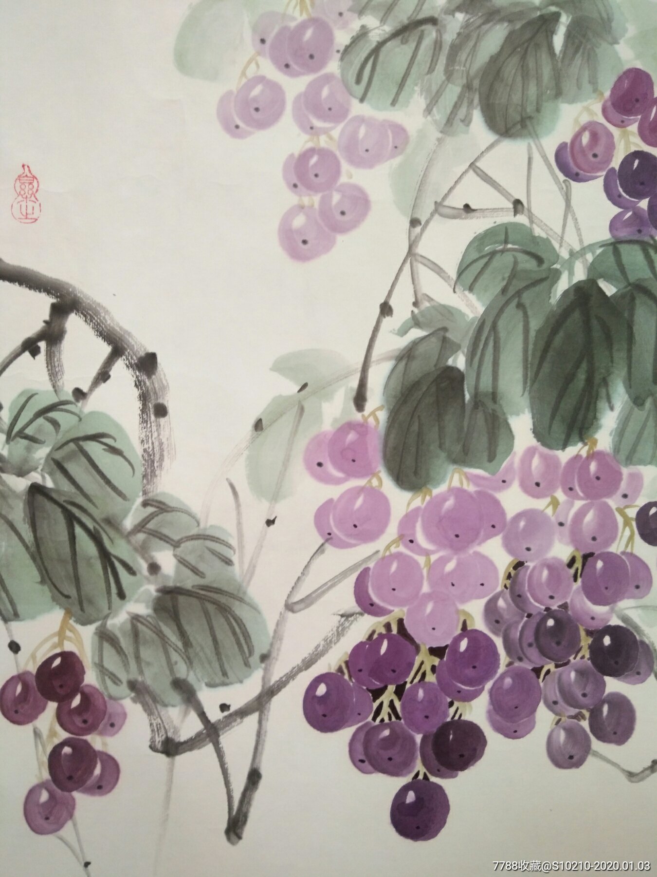 中国美术家协会会员清华大学美术学院导师朱大醉绘画春华秋实保真