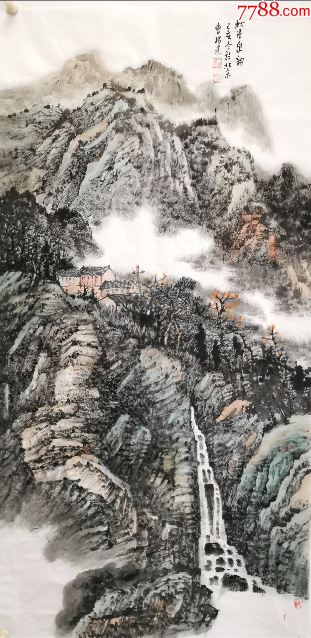 著名军旅画家曹老师精品山水