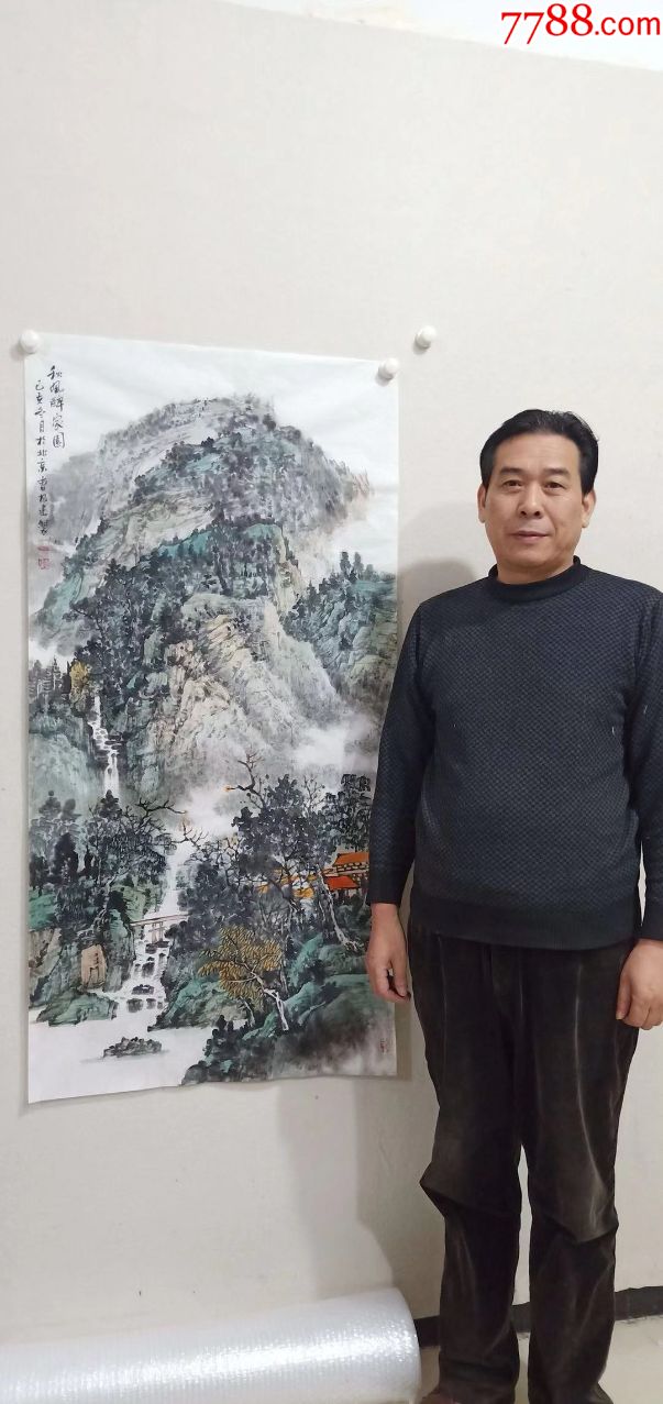 著名军旅画家曹老师精品山水