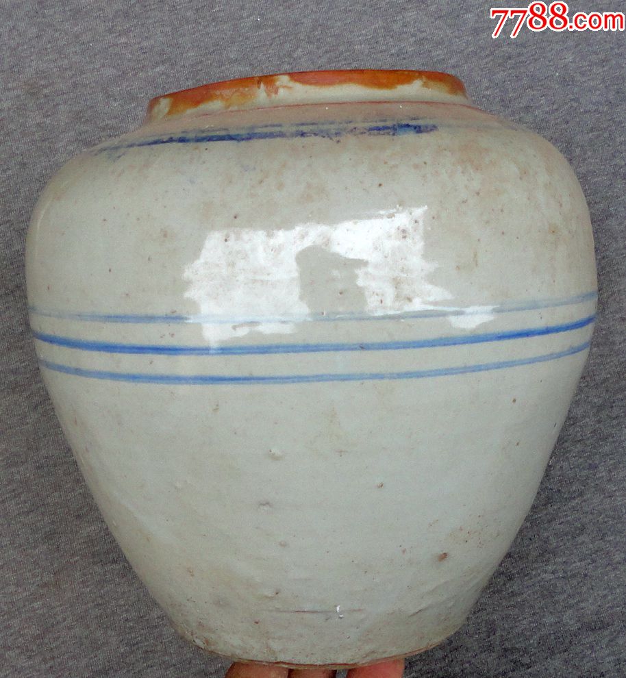 明代青花罐