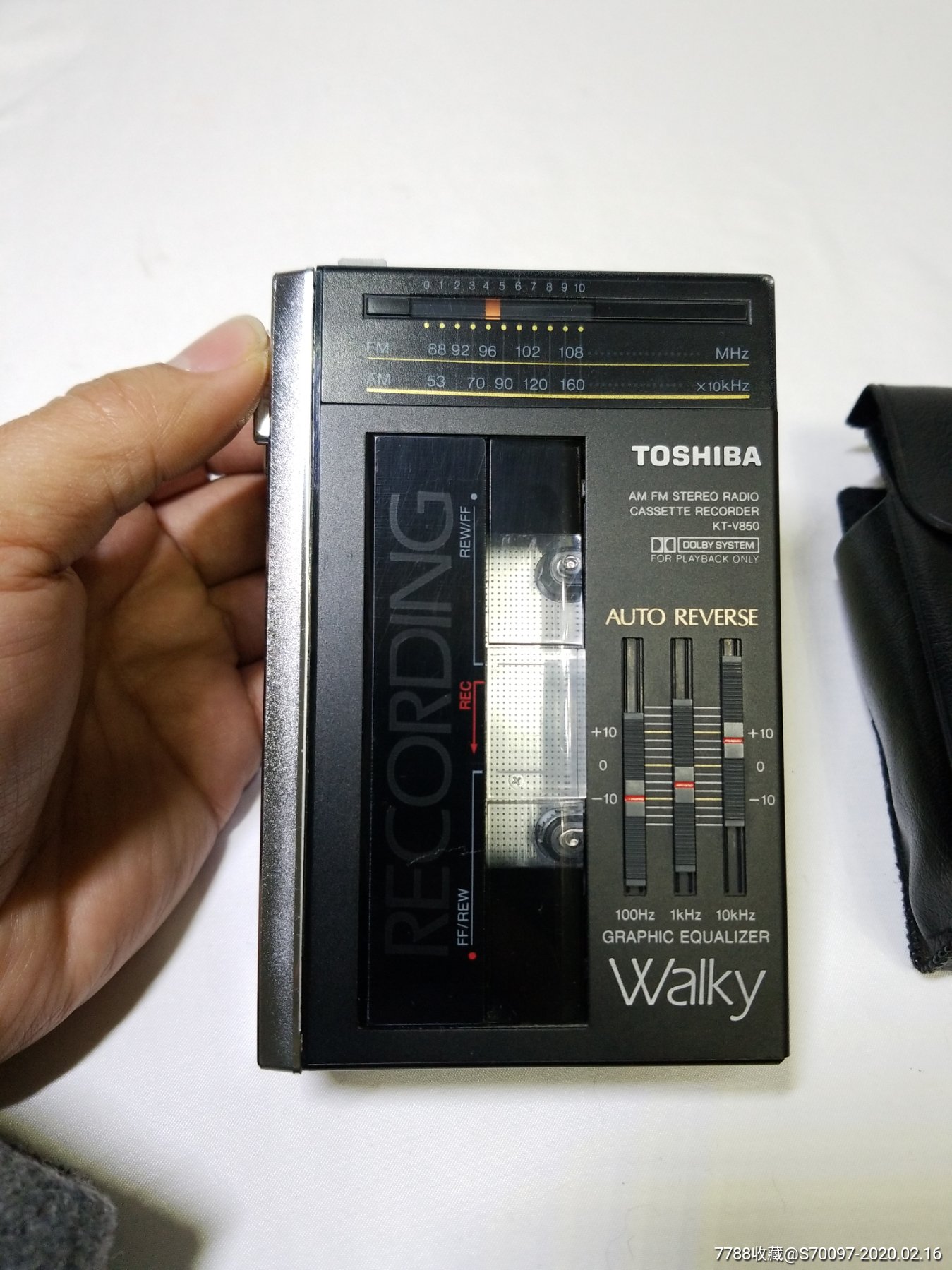 日本东芝卡带磁带随身听v850,收音机收录机,音乐播放器(关联索尼爱华