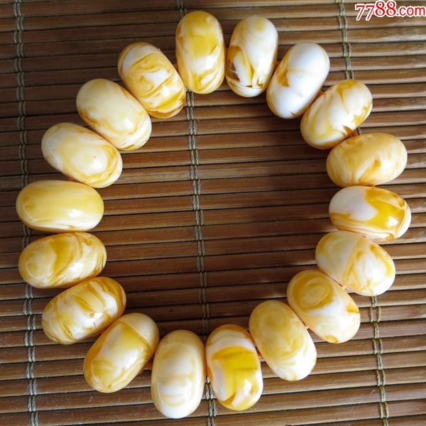 老蜜蜡花蜜手串蜜蜡手串