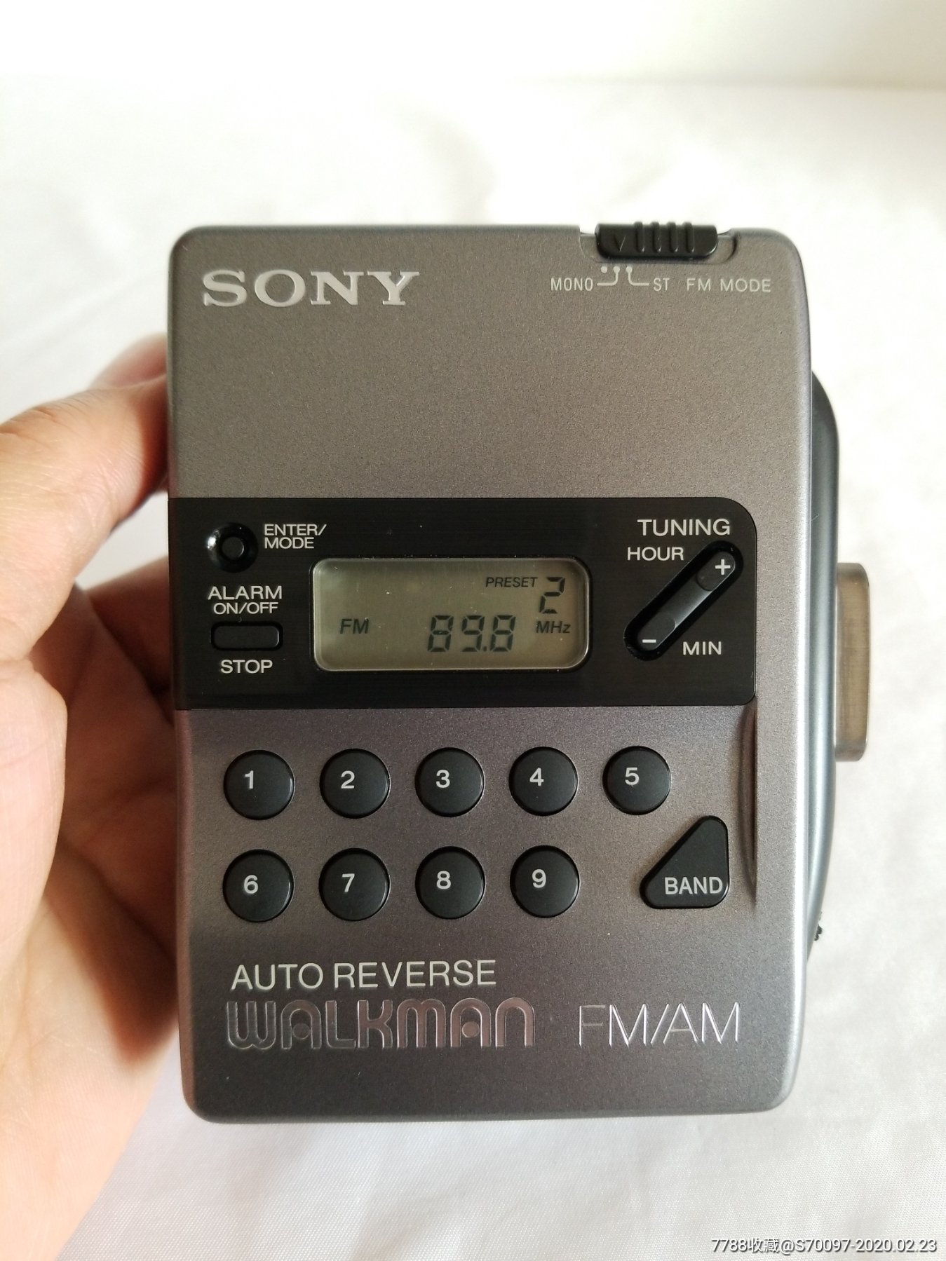 日本索尼sony卡带磁带随身听fx40,收音机,音乐播放器