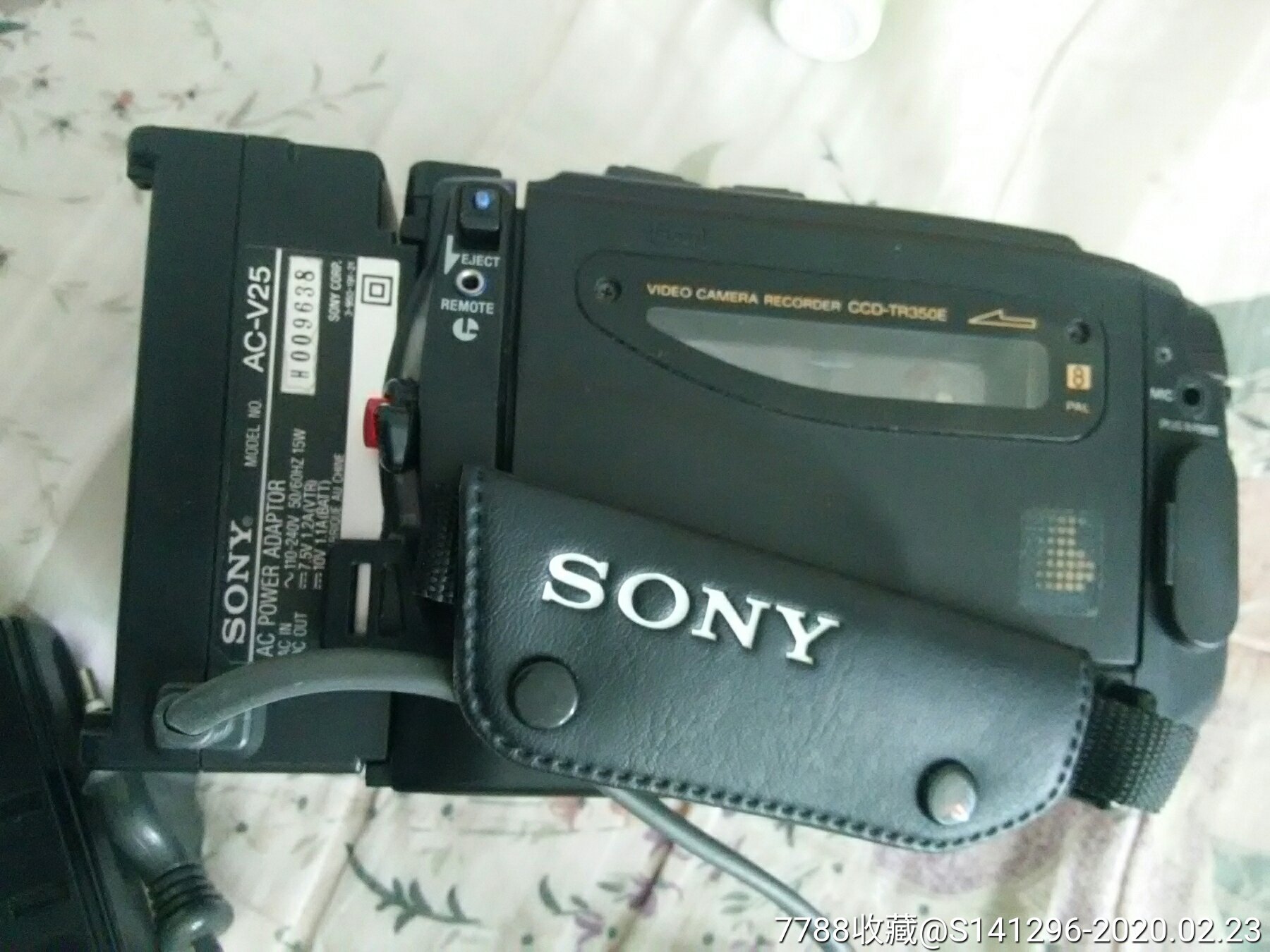 索尼tr-350e磁带摄影机-摄像机/摄影机-7788收藏