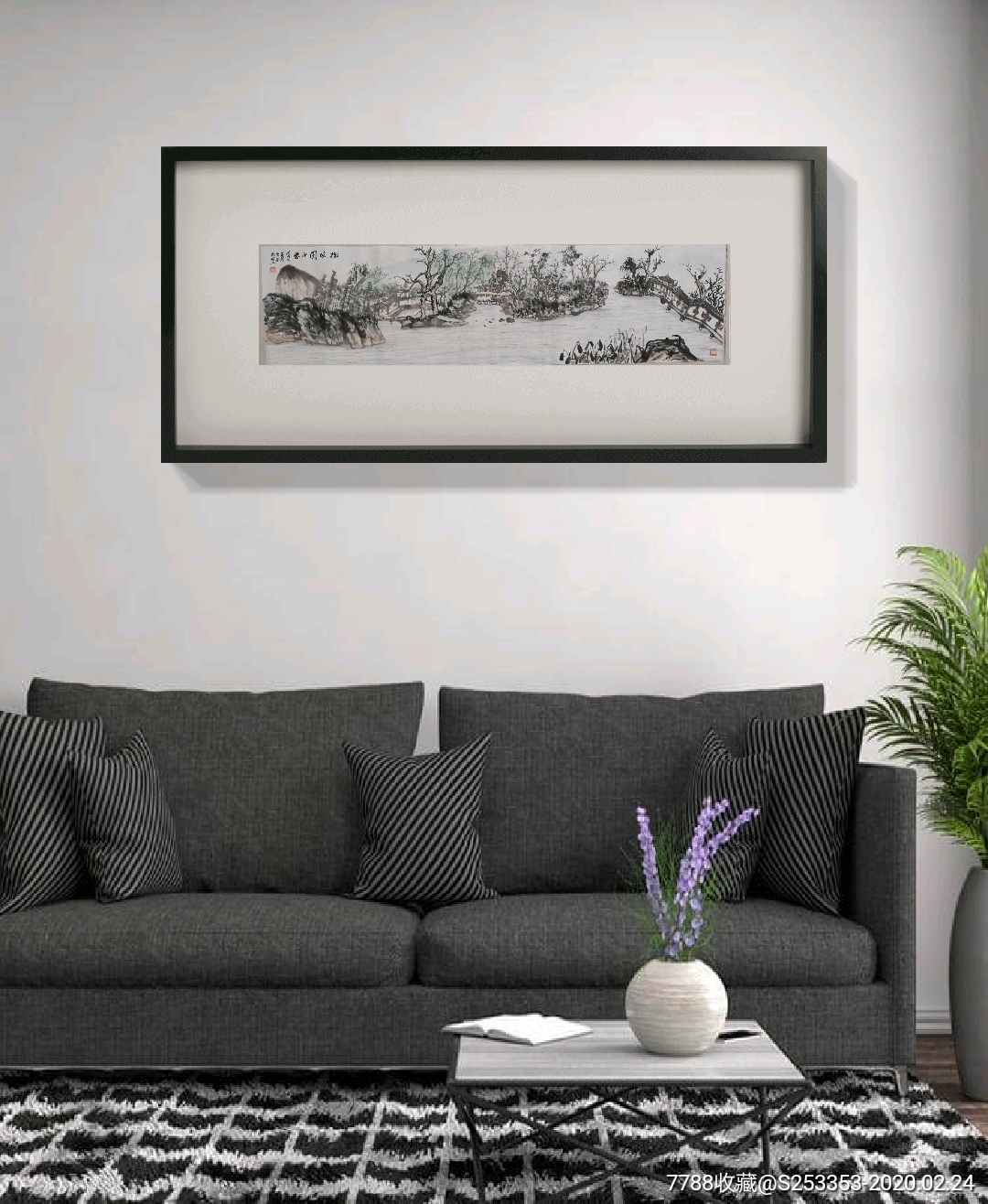 西泠陈墨山水画:拙政园