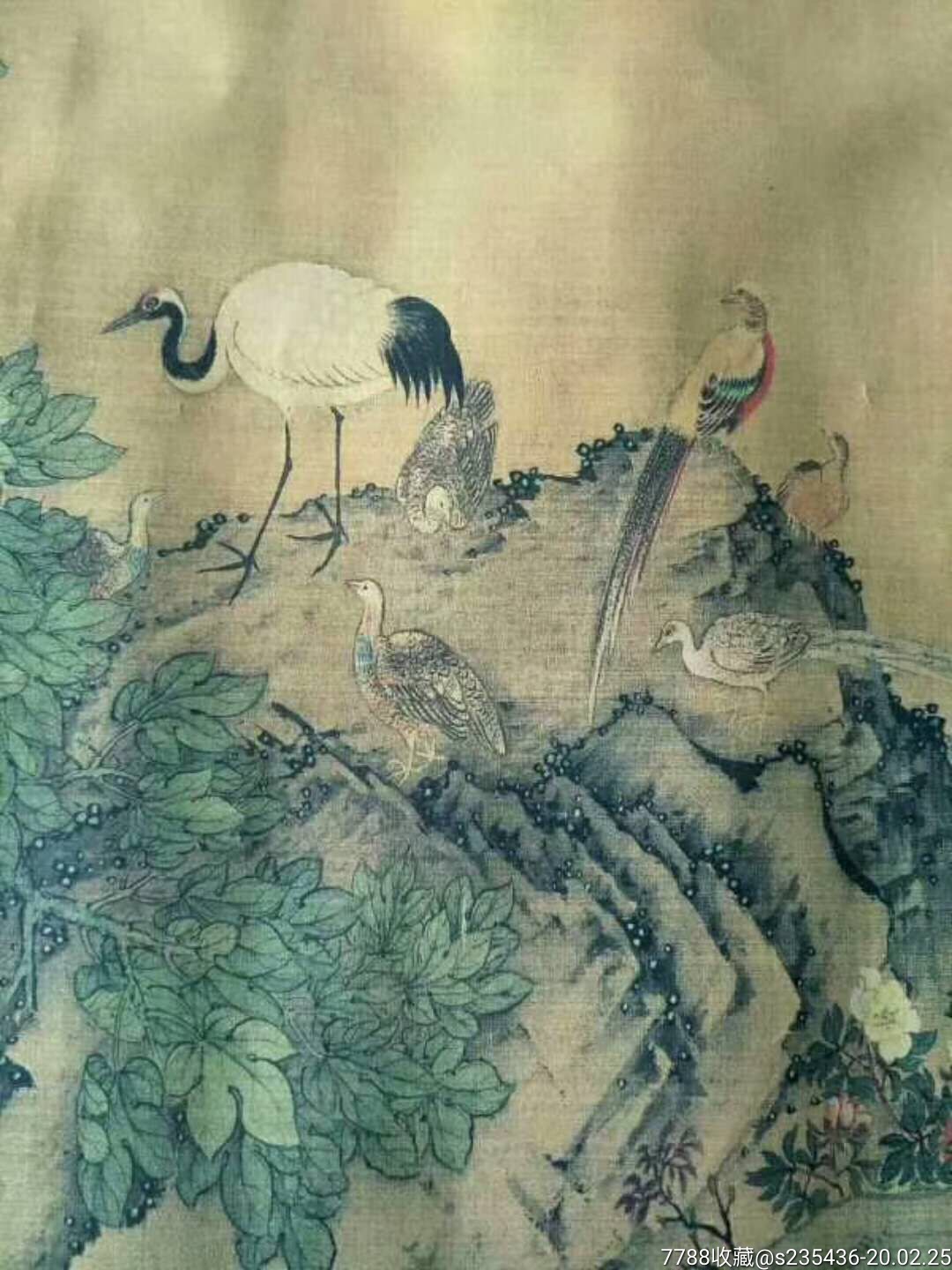 清代著名画家沈铨的《百鸟朝凤图》