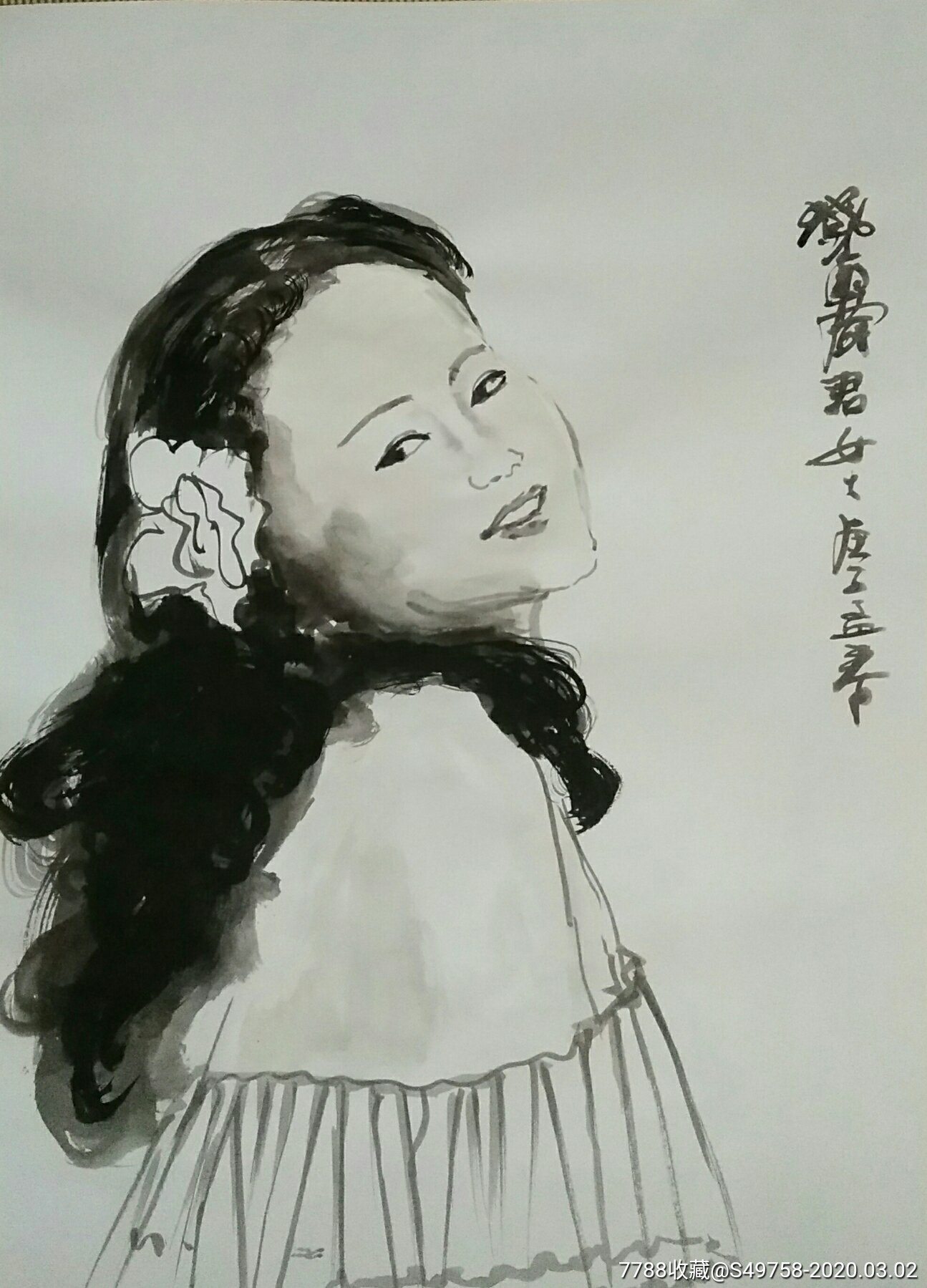 人物画~当代画家作品-人物国画原作-7788收藏__收藏