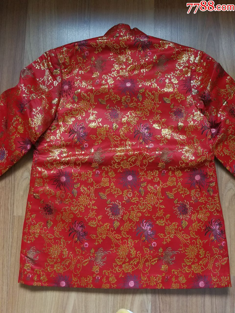 全新老式缎面女士棉袄