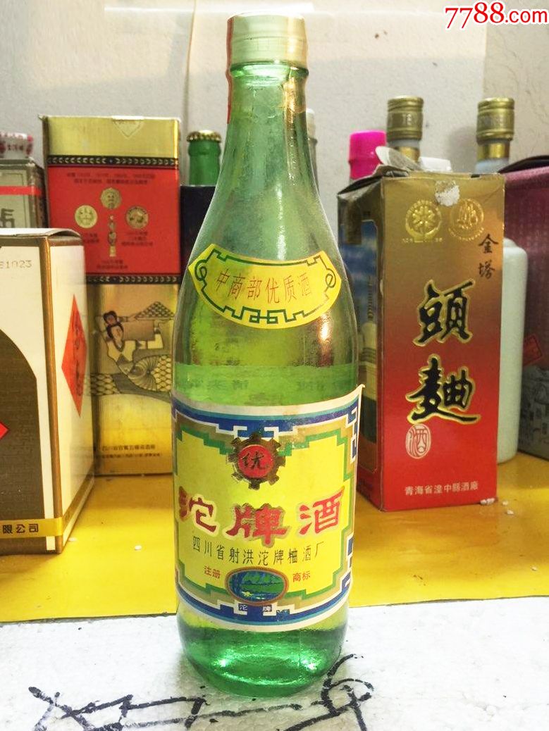 91年炮*瓶沱牌酒,,藏品,老酒收藏_第1张