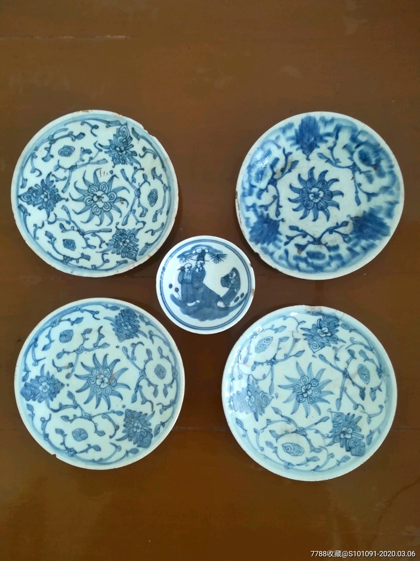 清代青花老盘子