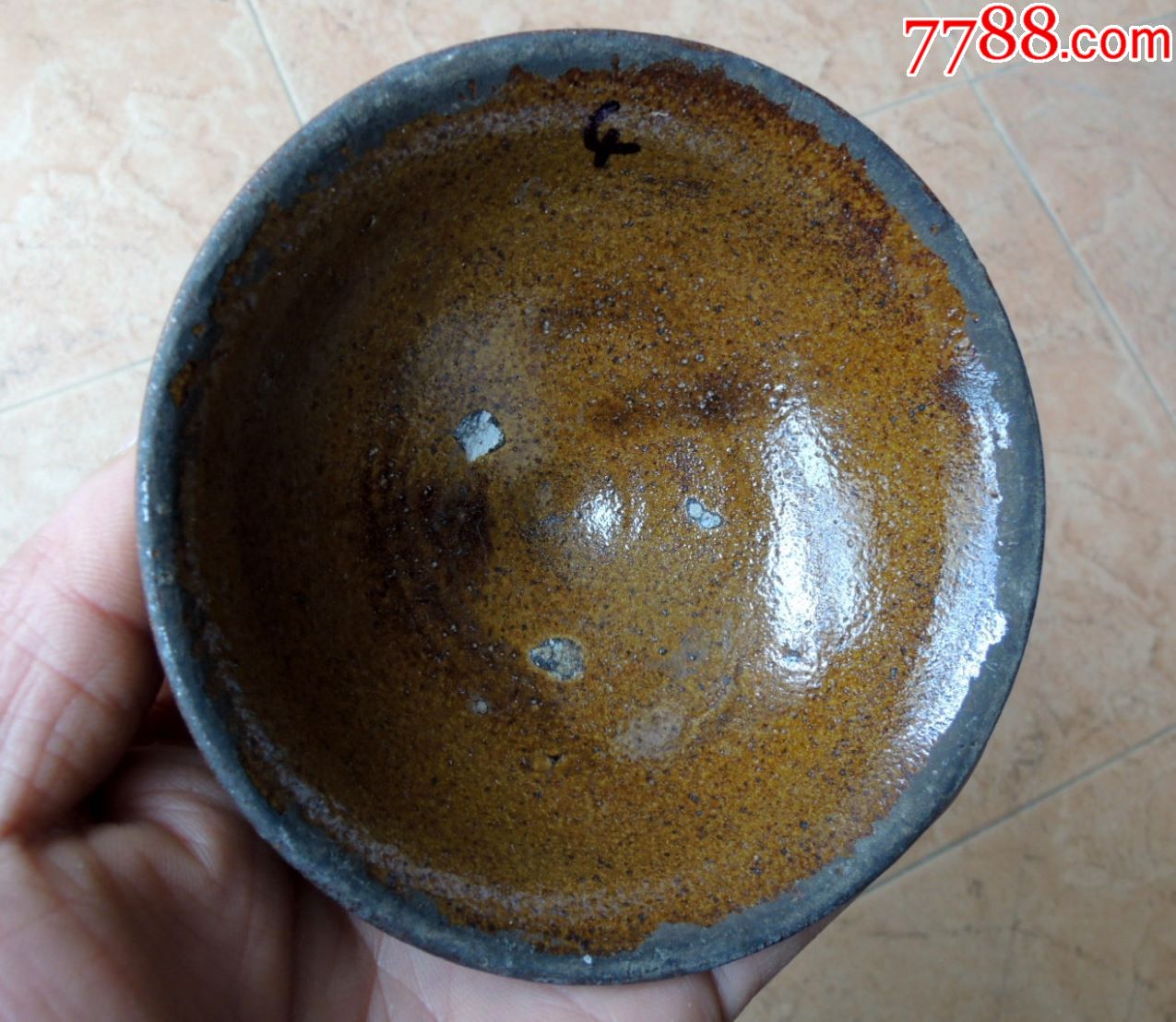 陶瓷收藏200304-解放初期云南民间古法烧制薄胎土陶酱