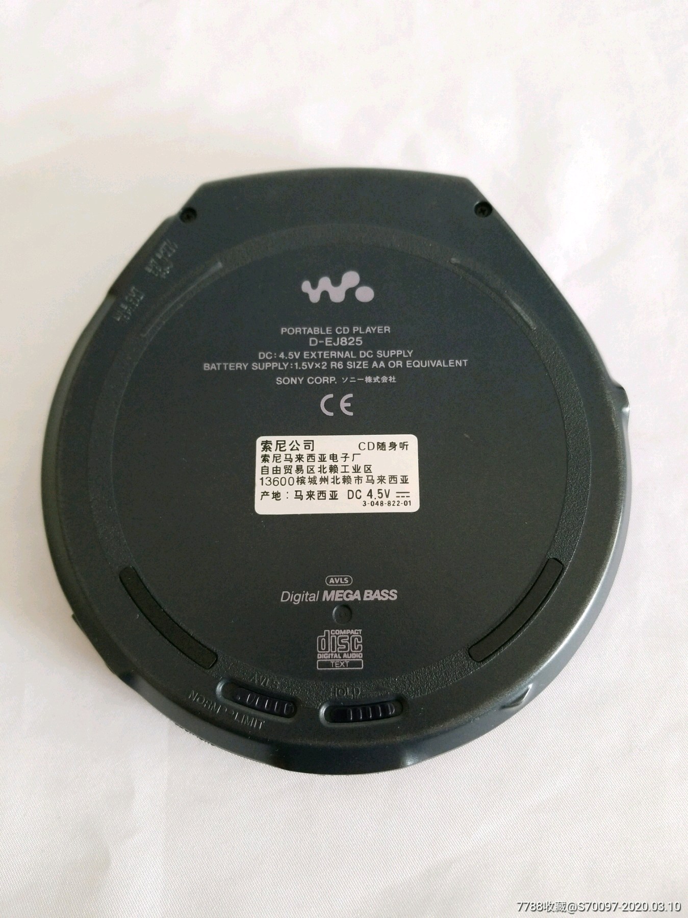 sony日本索尼cd唱片碟片随身听,音乐播放器dj825,问题