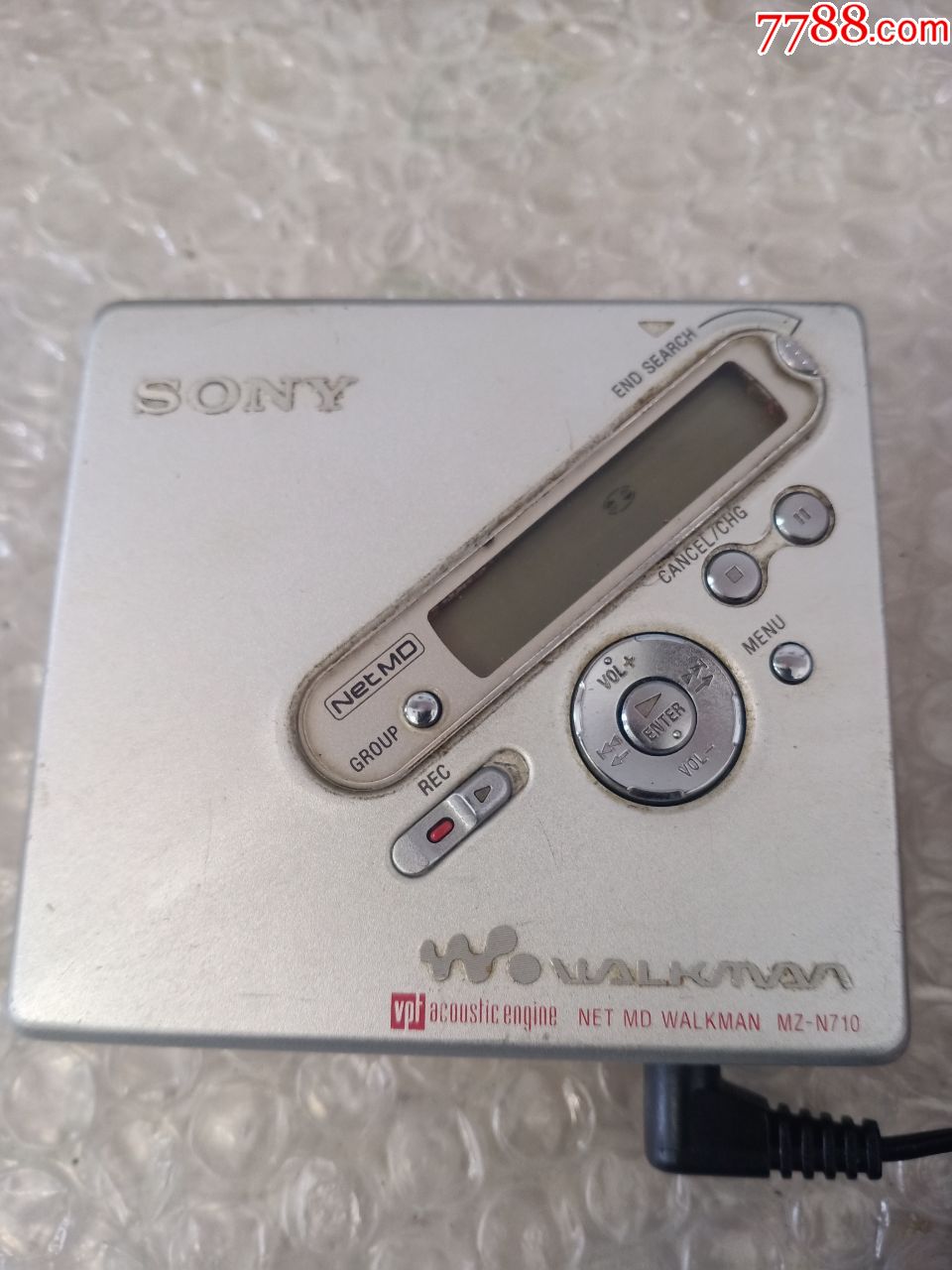 一台经典收藏sony索尼mz-n710,md碟片播放机